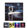 thumbnail image 3 of Homeholiday Peinture Diamant 5D Cygne/papillon Chat/fleur Point de Croix Rond Résine Strass Broderie Décoration Maison, 3 of 8