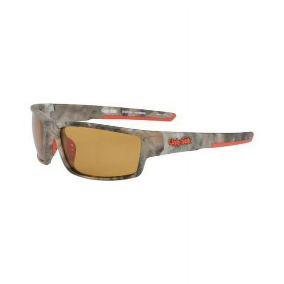 Ugly Stik Spartan Polarized Sunglasses; Matte Camo/Amber