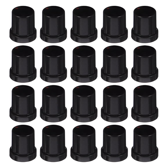 20PCS Power Amplifier Knob Replacement Rotary Control Turning Knob Supply