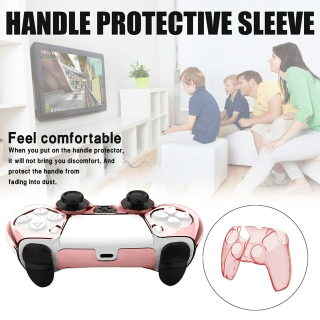 TopLLC Étui en Cristal pour Manette, Étui de Protection pour Manette PS5