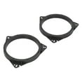 thumbnail image 1 of Speaker Rings, 2pcs Black Durable Automobile Modification Speaker Gaskets Stable Performance  For Auto Accessories For, 1 of 8
