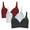 Multicolor4, variant on 3 Pack Comfort Wireless Bras for Women Adjustable Straps Push Up Bralettes V Neck Everyday Bras