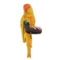 thumbnail image 4 of Ornamento Colgando de Resina Pájaro Accesorio de Motosierra Automovíles de Patios Amarillo, 4 of 8