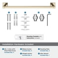 thumbnail image 5 of Amerock Appoint Golden Champagne 18 inch (457mm) Towel Bar, 5 of 8
