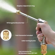 High Pressure Power Gun Water Spray Garden Hose Nozzle Car Clean Washer Tool Set