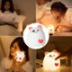 thumbnail image 4 of Gato De Dibujos Animados Luz Nocturna De Silicona Suave Y Linda Carga Usb Pat Light Interruptor De Control Táctil Luz Led Atmósfera Lámpara De Mesa Con Múltiples Luces Para El Dormitorio Guardurnaity HA018941-00, 4 of 6