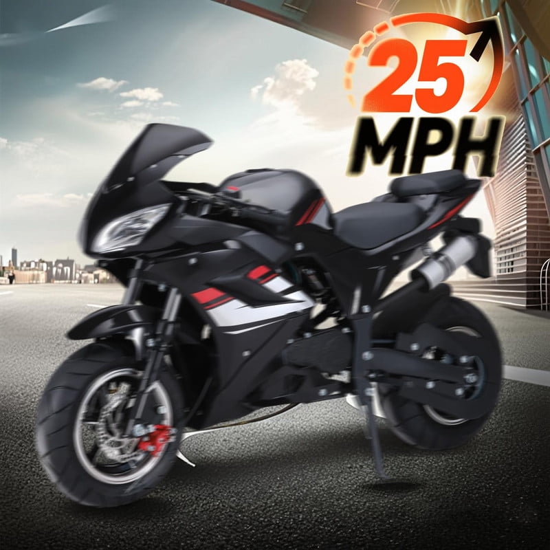 WETS 50cc Kids Dirt Bike -50cc Dirt Bike, Mini Bike with 4-Stoke Ages 8-14, Gas Power Motocross, Off Road Mini Motorcycle, Pocket Motorbike with Dual Headlights Brakes Rubber Handlebar