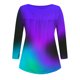 thumbnail image 5 of Ichuanyi liquidación casual de manga larga para mujeres abiertas abiertas cuello redondo flojo túnica plisada camisa blusa blusa ICHUANYI WER2023082211139, 5 of 5