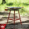thumbnail image 3 of MAGEFESA 16-Inch Reinforced Enameled Steel Paella Pan Burner, Compatible with Paella Pans up to 15 Inches, Tripod Not Included, 3 of 5