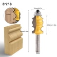 thumbnail image 3 of Carpintería, 5 Uds., Vástago De 8mm, Broca Para Enrutador De Barandilla, Puerta De Gabinete, Línea Superior, Fresa, Herramientas De Carpintería, 3 of 7