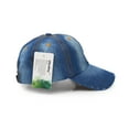 thumbnail image 2 of Denim Baseball Cap, Unisex Sport Hat Casual Women Men Sun Hat Outdoor Cowboy Cap Dilapidated Design Blue, 2 of 6