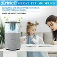 thumbnail image 2 of Home Times HP102 H13 True HEPA Air Filter, Compatible with Shark HC452 & HP100 Series, 2 of 7