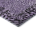 thumbnail image 2 of Addison Rugs Mayfield Premium Machine Washable Transitional Animal Skin Purple Rectangle Rug, 3' x 5', 2 of 5