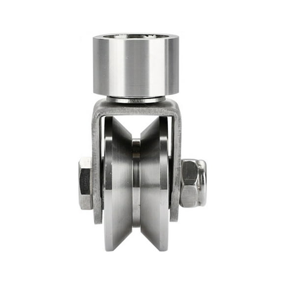 Swivel Pulley Quiet 304 Steel Swivel Pulleys Roller Slidings Gate Roller