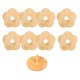 thumbnail image 1 of Posavasos de mesa con soporte, tapetes modernos aislantes del calor para la decoración del hogar con tetera 8pcs y 12 cm, 1 of 9