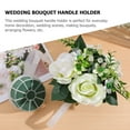 thumbnail image 6 of TABLZONE Wedding Bridal Floral Handle Lightweight Plastic Foam Grip 3Pcs, 6 of 7