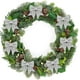 thumbnail image 5 of 24 piezas de decoraciones de lazo de Navidad de 5,5 pulgadas, lazos de coronas plateadas, pequeños lazos de árbol de Navidad con purpurina, adornos de lazos decorativos de Navidad para la fiesta de N, 5 of 5