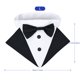 thumbnail image 3 of Dog Tuxedo Dog Suit Dog Wedding Bandana Collar with Bow Tie, Adjustable Dog Tux Formal Dog Costumes, Engagement Birthday Tuxedo for Small Medium Large Dogs Pets, 3 of 8