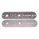 thumbnail image 3 of Cubierta de licencia de Control de Interruptor de Puente de Guitarra Gloria Cubierta de placa para guitarra eléctrica Plateado, 3 of 9