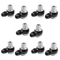 thumbnail image 1 of 10x para 6AN x 1/4 NPSM Turbo 350400 700R4 4L60E Enfriador de Aceite de Transmisión 90 Grados Accesorios de Banjo, 1 of 5