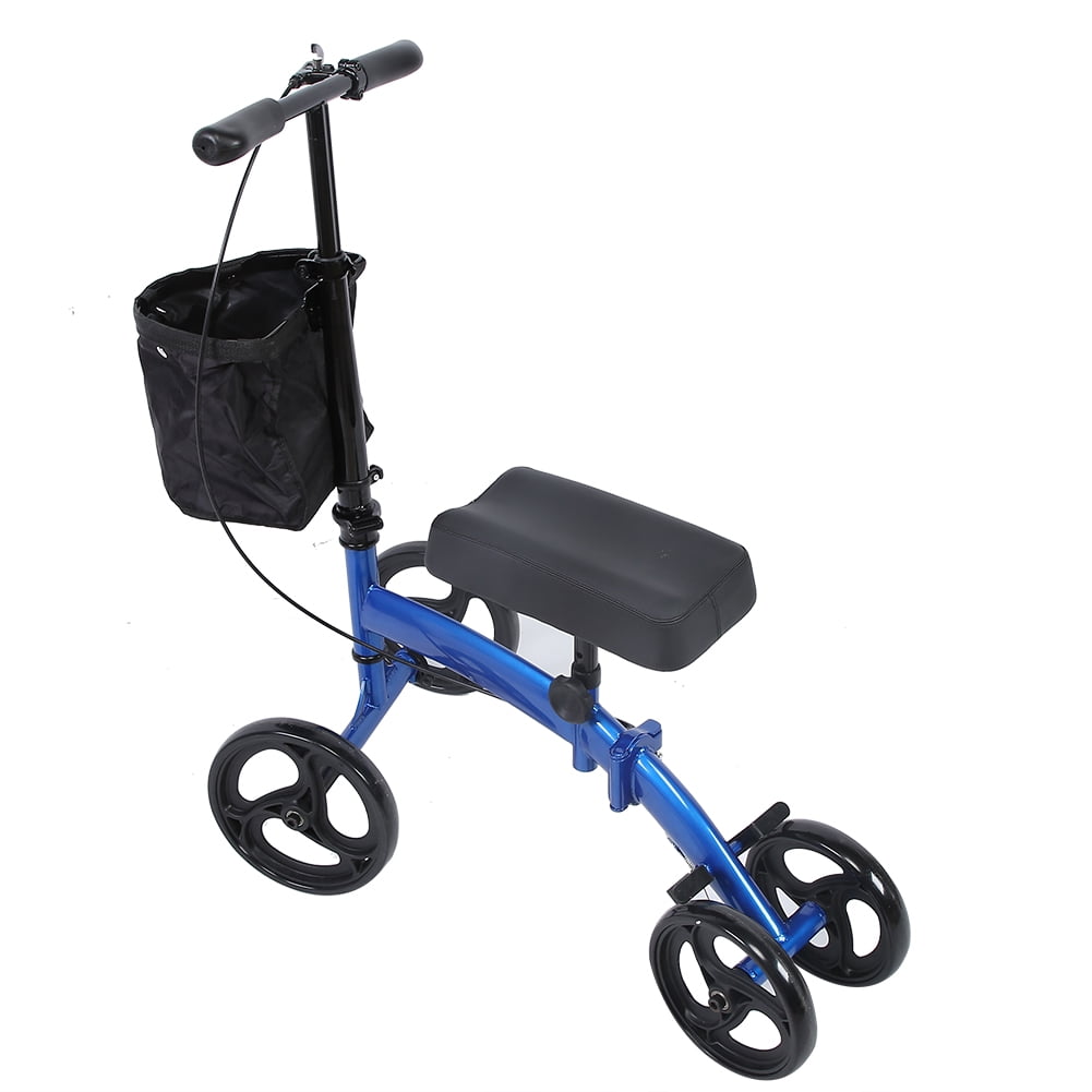 Mgaxyff Steerable Adjustable Foot Injury Recovery Knee Walker Leg