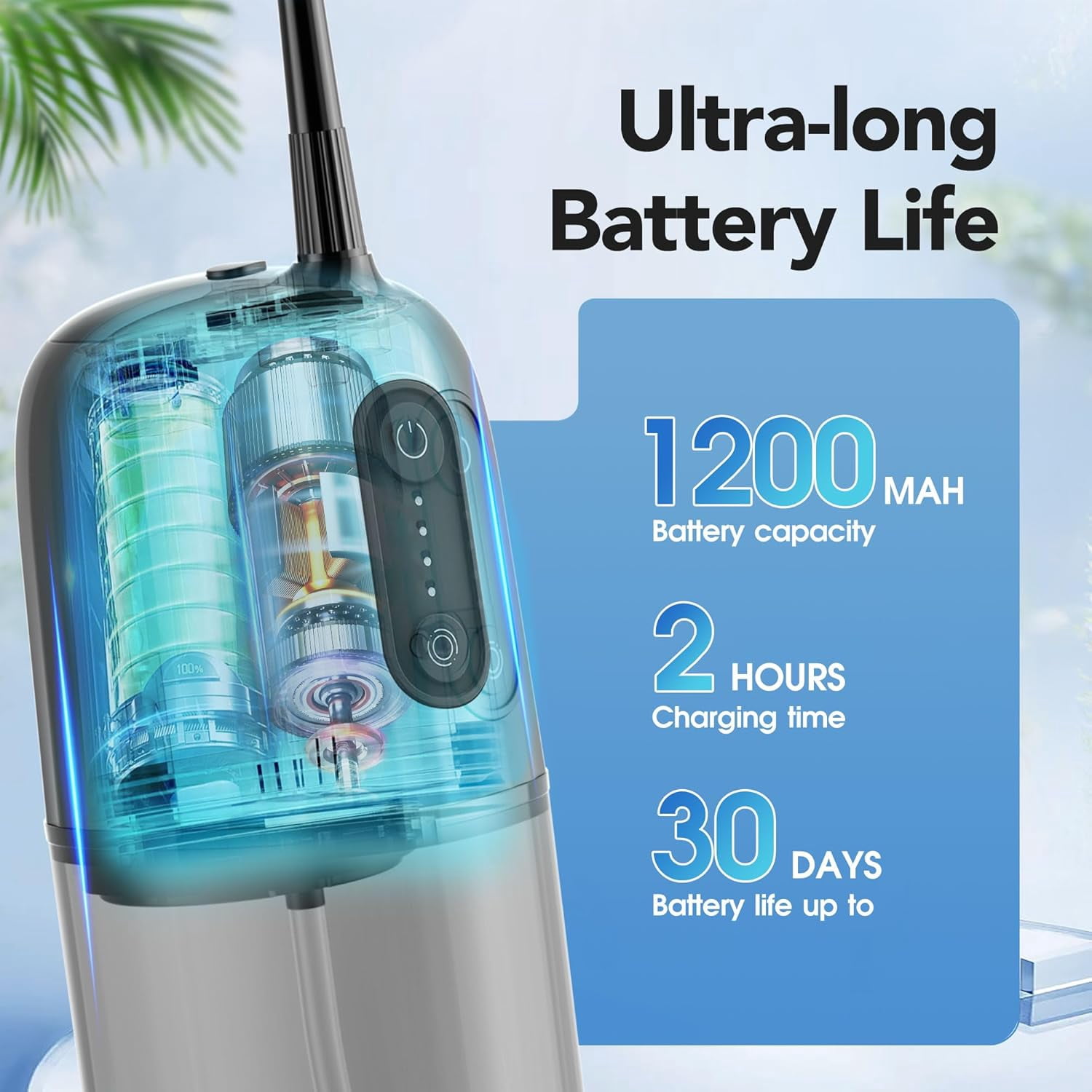 Water Flossers for Teeth Cleaning Upgraded 200ml Cordless Water Dental Flossers Portable Rechargeable Oral Irrigator with 4 Modes 4 Jet Tips IPX7 Waterproof Water Floss for Home Travel (Black)
