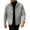 Gray(mens jackets), variant on GuangCheng George Mens Textured Wool Blend Jackets,Button Up,Casual Coat with Collared Neckline,Gray,2XL