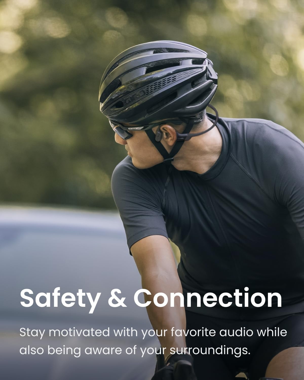 Restored Shokz OpenRun Bone Conduction Waterproof Bluetooth Headphones for Sports(Formerly Aeropex), Black(Refurbished)