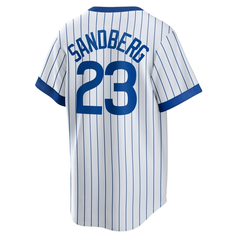 Nike Men's Chicago Cubs Ryne Sandberg White Home Cooperstown Collection Player Jersey