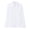White, variant on Patlollav Womens Lapel Shirt Fall Casual Long Sleeve Solid Color Shirts Loose Business Tops
