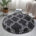 thumbnail image 3 of CAROOTU Tapis Rond Simple Doux Confortable Absorbant Antidérapant pour, 3 of 6