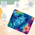Mouse Pad for Desk, Colorful Tie Dye Mouse Mats Cloth with Rubberized