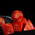 thumbnail image 5 of Cusdie 7-Die 25mm Giant DND Dice, Shield&Sword Pattern Polyhedral Dice Set for Role Playing Game Dungeons and Dragons D&D Dice Pathfinder, 5 of 5