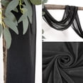 thumbnail image 4 of Cortina de tela negra con diseño de arco para bodas, fácil de limpiar, ideal para fiestas de bodas y eventos., 4 of 13