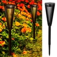 thumbnail image 1 of Luces solares para exteriores, luces decorativas solares alimentadas por LED, luces para senderos, patios, jardines, 1 of 9