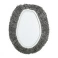 thumbnail image 3 of Better Trends 18"x20" Premium Toilet Lid Cover 100% Cotton Tufted Bathroom Rug Water Absorbent Reversible Machine Washable Gray - Lux Collection, 3 of 4