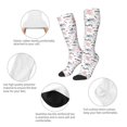 thumbnail image 3 of Naloa Cute Magic Bunny Thigh High Socks Extra Long Stretchy Sock Women Over Knee High Opaque Stocking Daily Wear, 3 of 6