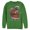 Kelly Green, variant on Men's Star Wars Christmas Santa Yoda  Sweatshirt White 2X Large