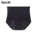thumbnail image 2 of Women's Summer Lightweight Mid Waist Tight Fit Underwear Seamless Ice Smooth Triangle Underwear (Black), 2 of 5