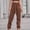 Brown, variant on JMYHOAM Women's Cargo Pants Solid Color Hippie Punk Trousers Streetwear Joggers Pockets Loose Overalls Long Pants Cargo Pants with Pockets