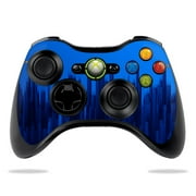 Protective Vinyl Skin Decal Skin Compatible With Microsoft Xbox 360 Controller wrap sticker skins Blue Grass