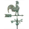 Good Directions Rooster Weathervane, Blue Verde Copper