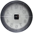 thumbnail image 2 of Infinty Instruments - The Onyx Black Modern Analog Display 15-inch Wall Clock, 2 of 6
