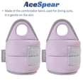 thumbnail image 4 of Par de pesas para muñeca AceSpear de 2 libras con trabillas para el pulgar, color morado, 4 of 6