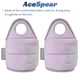 thumbnail image 4 of Par de pesas para muñeca AceSpear de 2 libras con trabillas para el pulgar, color morado, 4 of 6