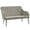 Light gray, variant on vidaXL Loveseat Upholstered Couch Bench with Armrests for Dining Room Velvet