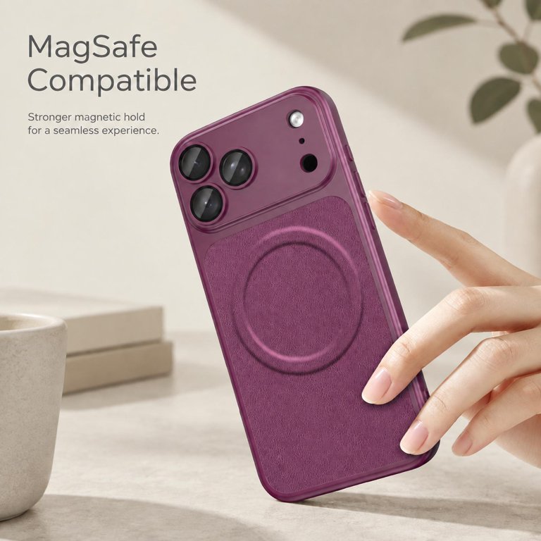 ELEHOLD for iPhone 18 Pro Case Compatible with MagSafe, Shockproof Slim ...