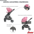 thumbnail image 5 of D´BEBÉ - Carriola Travel System Queen - Carriola Multincional - Ideal para Bebés Recién Nacidos y hasta los 4 años - Incluye Bambineto y Autoasiento - Color Rosa, 5 of 5