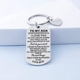 thumbnail image 4 of Yinanstore Encourage Inspiration Keychain Key Chain Charm Simple Gift from Parents Cool Mini Engraved Keyring for Men Teens Anniversary, 4 of 8