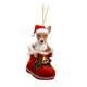 thumbnail image 4 of Adorno navideño de cachorro, colgante de animal, decoración para el hogar, regalo encantador, decoración navideña para sala de estar, festival Estilo A, 4 of 8
